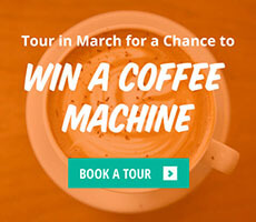 Tour in March for a Chance to Win a Coffee Machine
